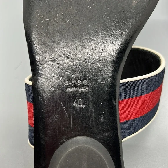 Gucci Horse-bit sandals. Size 40 - Picture 8 of 12